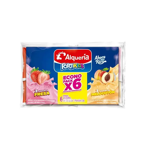 YOGURT BOLSA SURTIDO ALQUERIA *6 UND