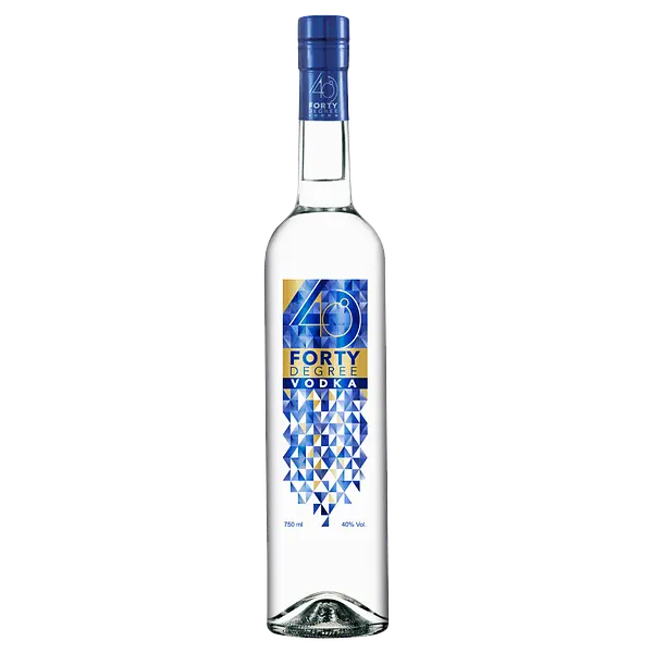 VODKA FORTY*750ML