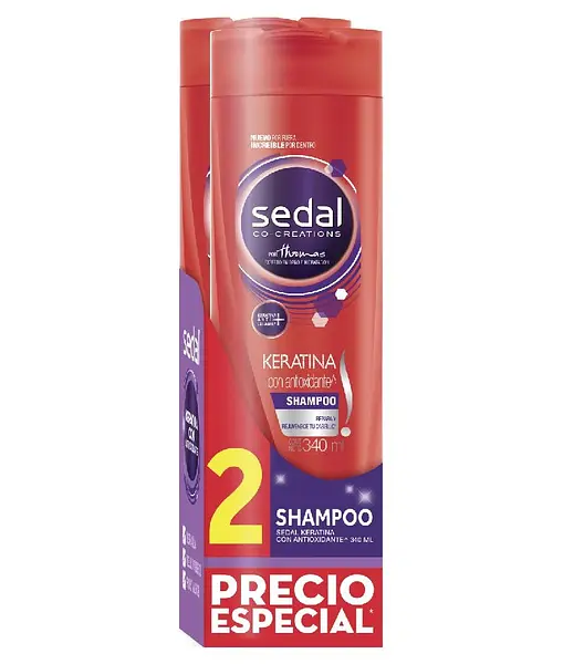 SHAMPO KERATINA SEDAL*340ML*2U