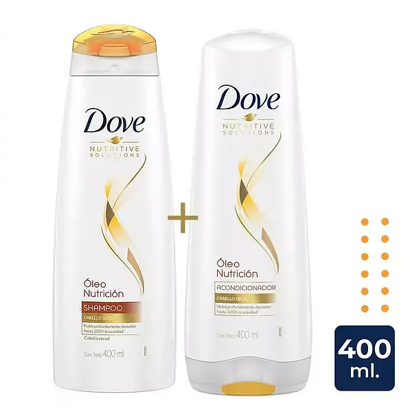 SHAMPO OLEO NUTRICION DOVE*2U*400ML