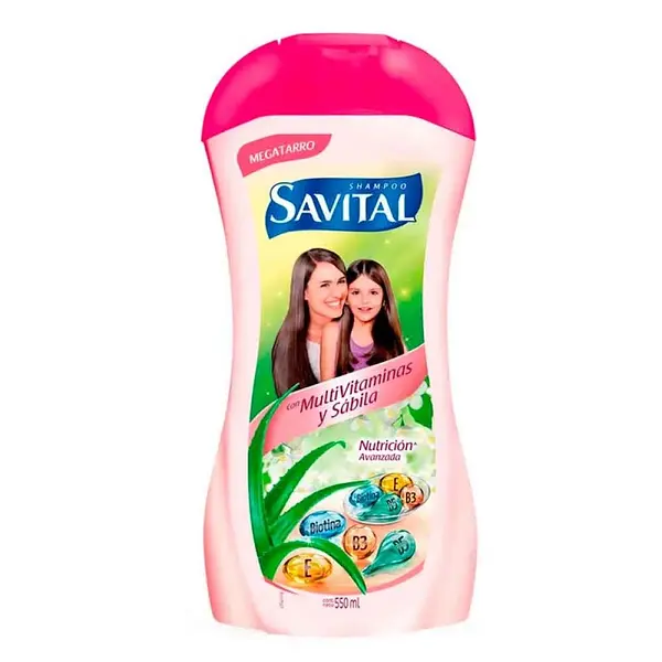 SHAMPO MULTIVITAMINAS SAVITAL*550G