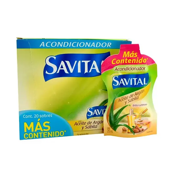 ACONDICIONADOR ARGAN SAVITAL*25ML