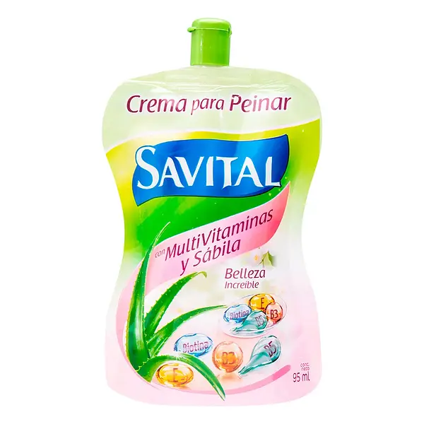 CREMA PEINAR RIZOS MULTIVITAMINAS SAVITAL*22ML