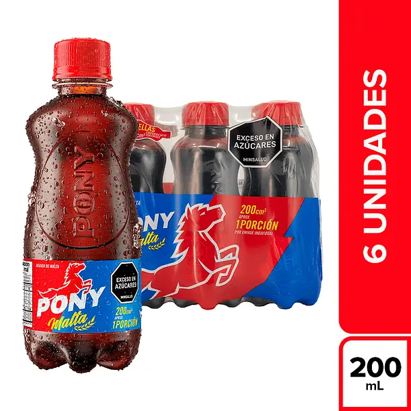 MALTA PONY MALTA MINI*200ML*6U