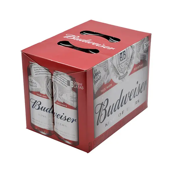 CERVEZA ORIGINAL BUDWEISER*269ML*6U