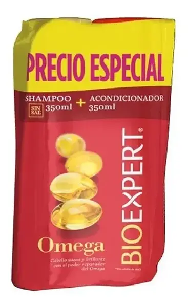 SHAMPO+ACONDICIO OMEGA BIOEXPER*350ML
