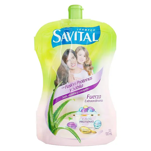 SHAMPOO FUSION PROTEINAS SAVITAL *100 ML