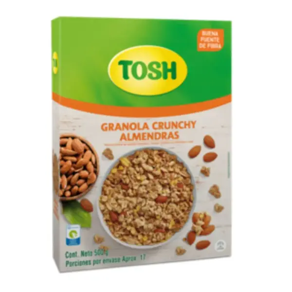 GRANOLA ALMENDRAS TOSH *500GR