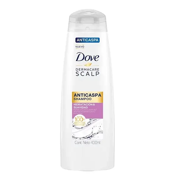 SHAMPOO DOVE ANTICASPA HIDRATA* 400ML