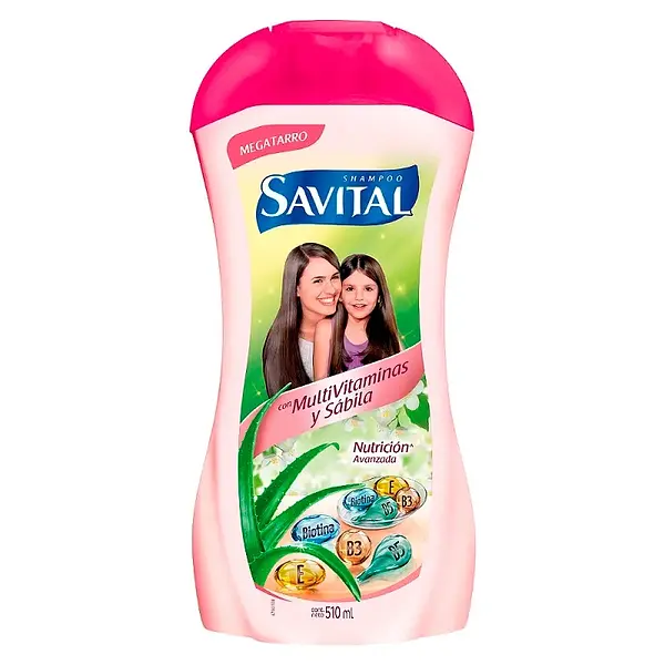 SHAMPOO MULTIVITAMINAS SAVITAL*510ML