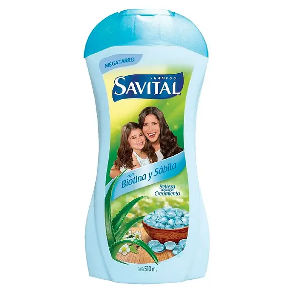 SHAMPO BIOTINA Y SABILA SAVITAL*510 ML