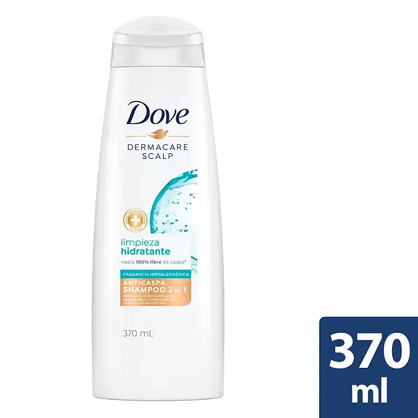 SHAMPO HIDRATACION 2 EN 1 DOVE * 370ML