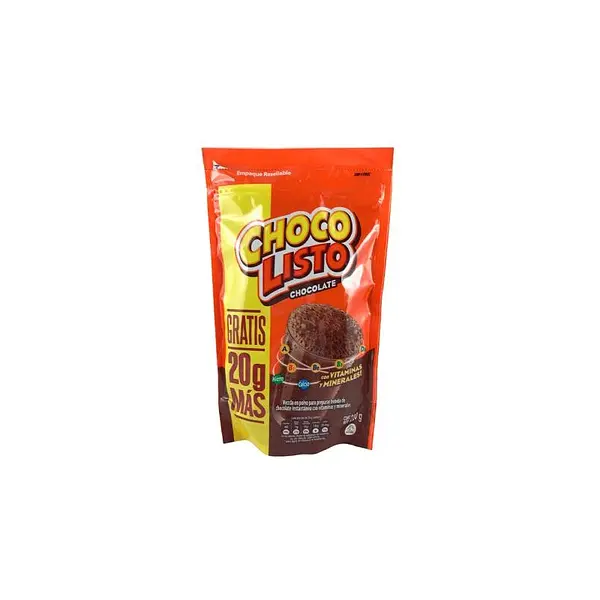 BEBIDA INSTANTANEA CHOCOLISTO *220G