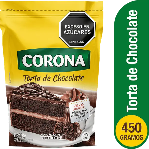 MEZCLA TORTA CHOCOLATE CORONA*450G