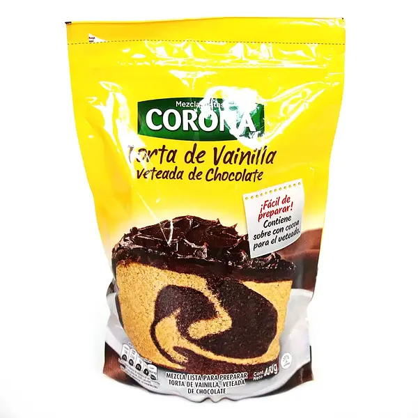 MEZCLA TORTA VAINILLA CORONA*450GR