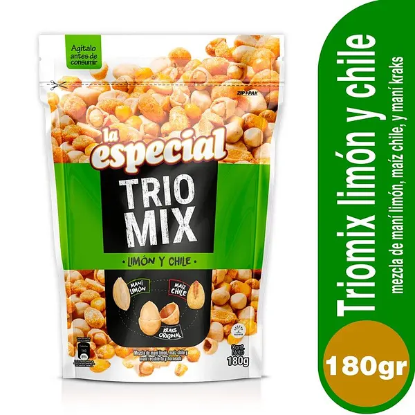 SNACK MANI TRIO MIX LA ESPECIAL*180G