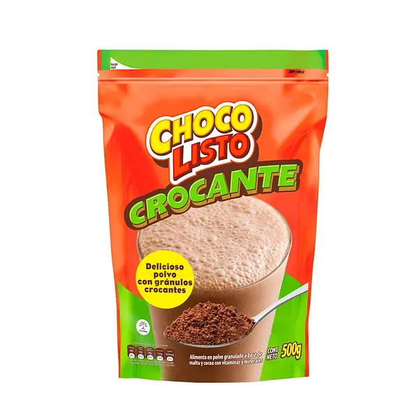 BEBIDA INSTANTANEA CROCANTE CHOCOLISTO*500G