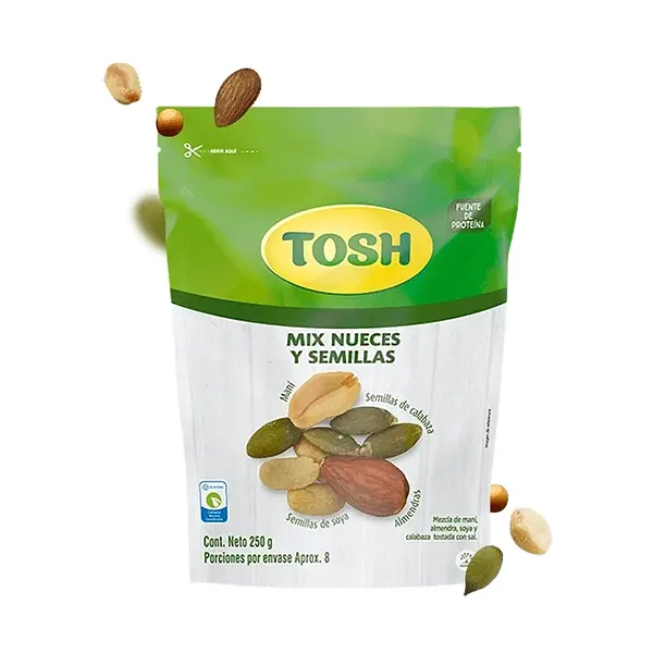 CEREAL NUEZ Y SEMILLA TOSH*250GR