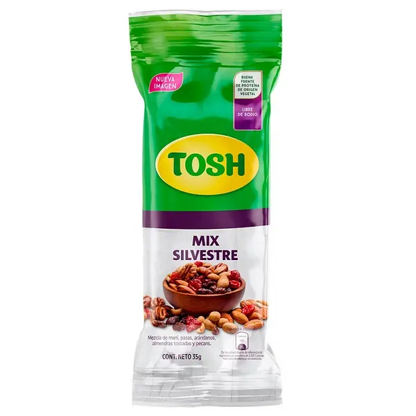 SNACK MIX SILVESTRES TOHS*35G