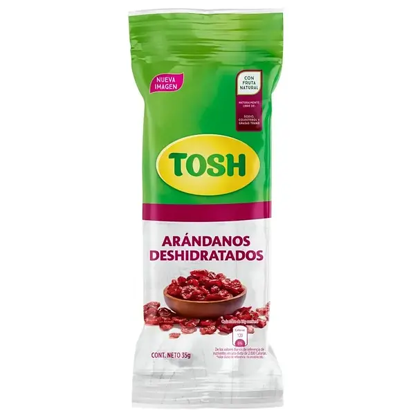 SNACK ARANDANOS TOSH*35GR