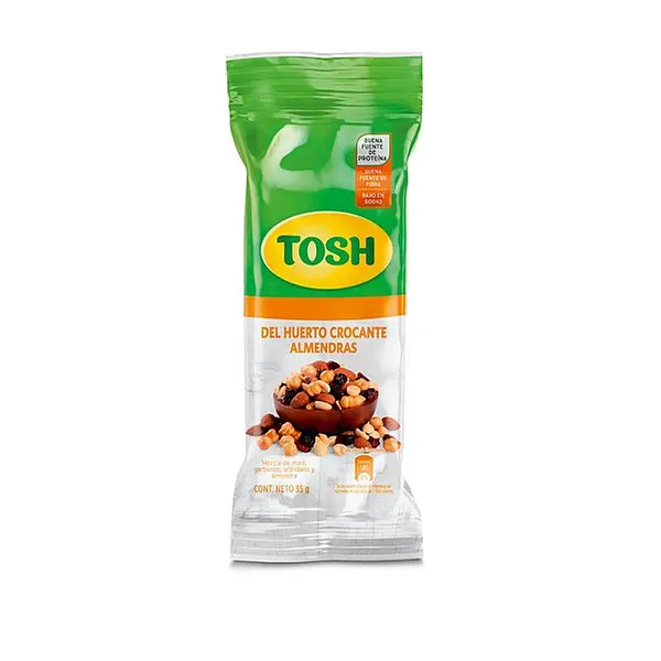 SNACK HUERTO CROCANTE TOSH *35 GR