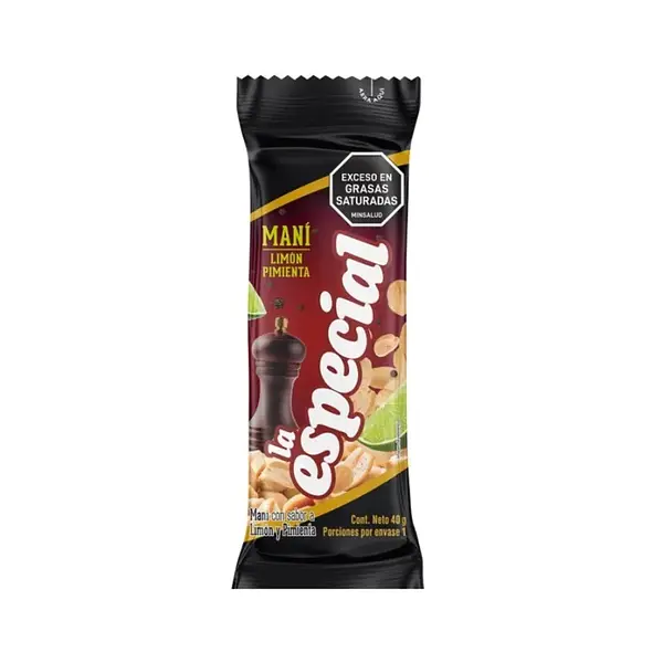 SNACK MANI PIMIENTA LA ESPECIAL*40GR