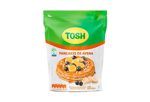 MEZCLA PANCAKES AVENA TOSH *300GR