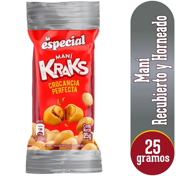 SNACK MANI KRAKS LA ESPECIAL*25GR