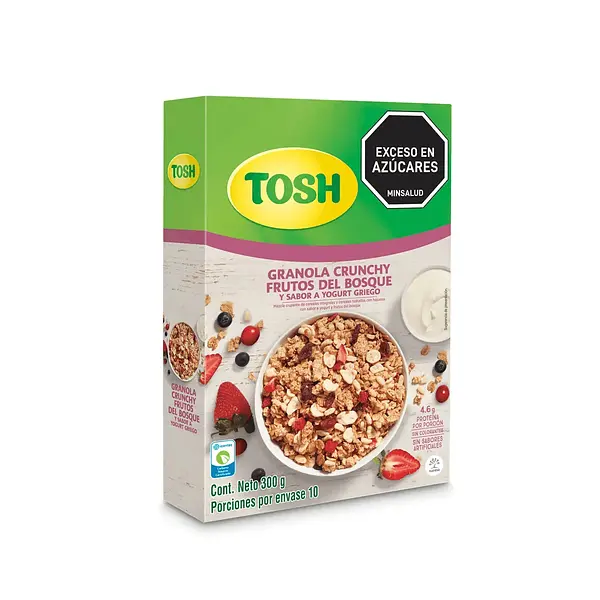 GRANOLA FRUTOS DEL BOSQUE TOSH*300G