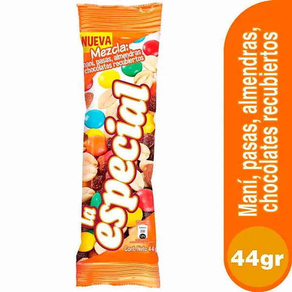 SNACK MANI MYM LA ESPECIAL*44GR