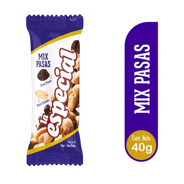 SNACK MIX PASAS LA ESPECIAL *40 GR