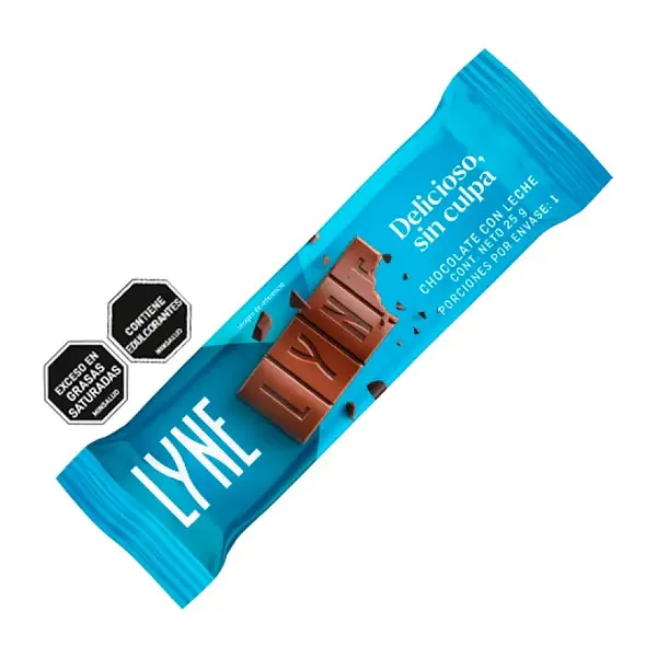 CHOCOLATINA LECHE LYNE*25GR
