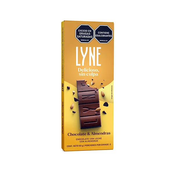 CHOCOLATINA ALMANDRAS LYNE*60GR