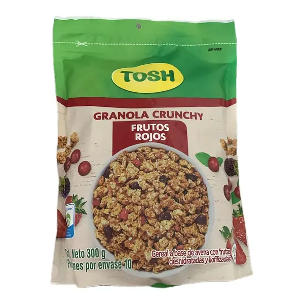 GRANOLA FRUTOS ROJOS TOSH*300GR