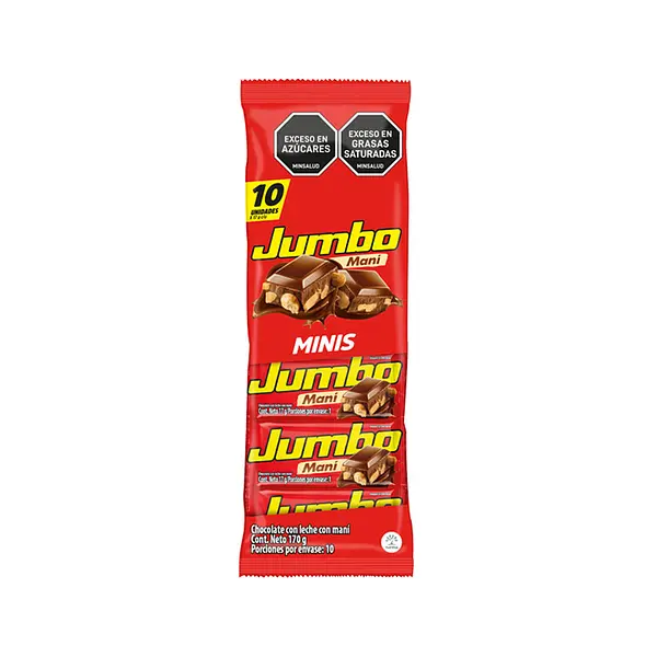 CHOCOLATINA MANI JUMBO *17G*10U