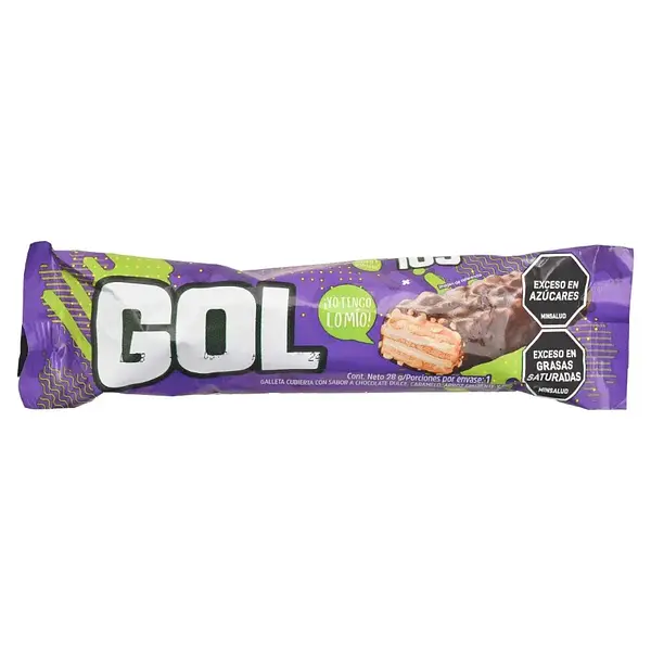 CHOCOLATINA CARAMELO GOL*28 GR