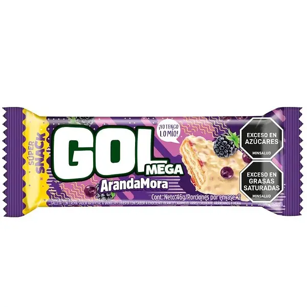 CHOCOLATINA ARANDANOS MEGA GOL * 46G