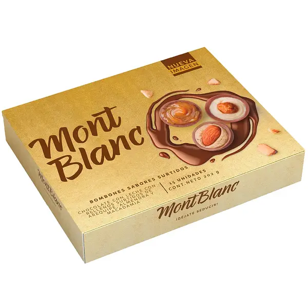 CHOCOLATE BOMBON SURTIDO MONTBLANC*15UN