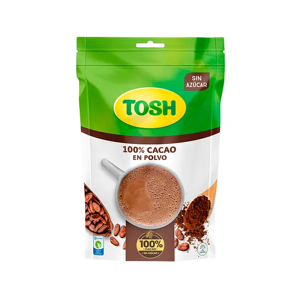 CHOCOLATE POLVO CACAO TOSH *200G