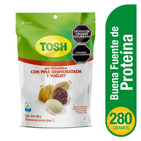 SNACK MIX PRIMAVERAL TOSH *280 GR