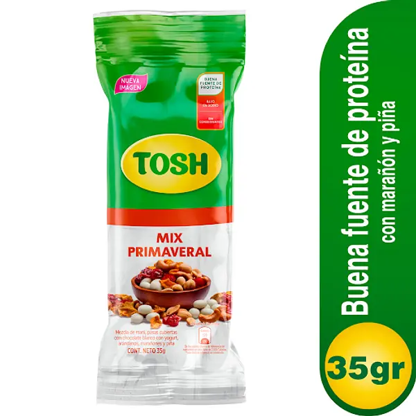 SNACK MIX PRIMAVERAL TOSH *35 GR