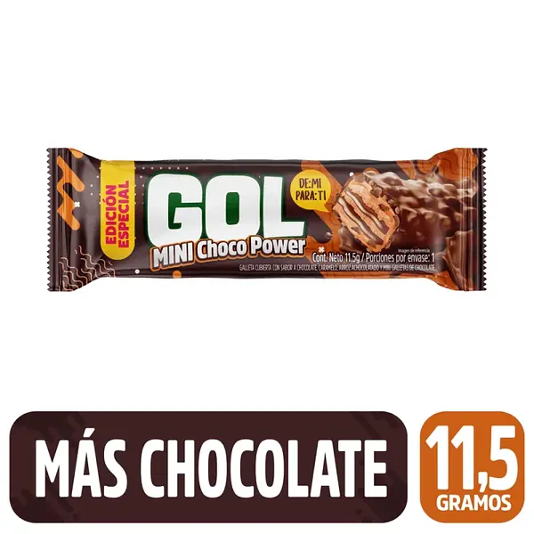 GALLETA CHOCO POWER GOL * 31GR
