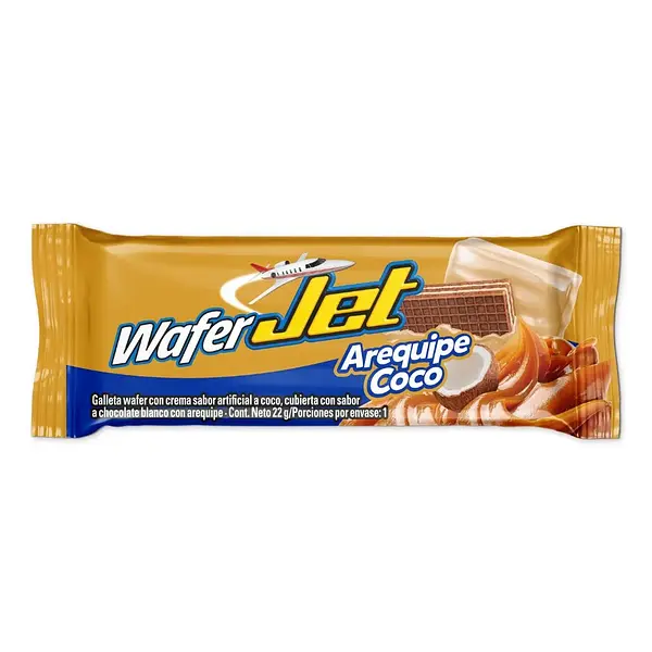 GALLETA AREQUIPE COCO WAFER JET *22G