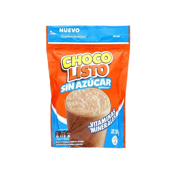BEBIDA INSTANTANEA CHOCOLISTO SIN AZ180G