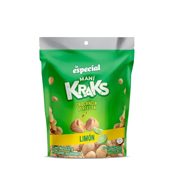 SNACK MANI KLAKS LIMON LA ESPECIAL*132G