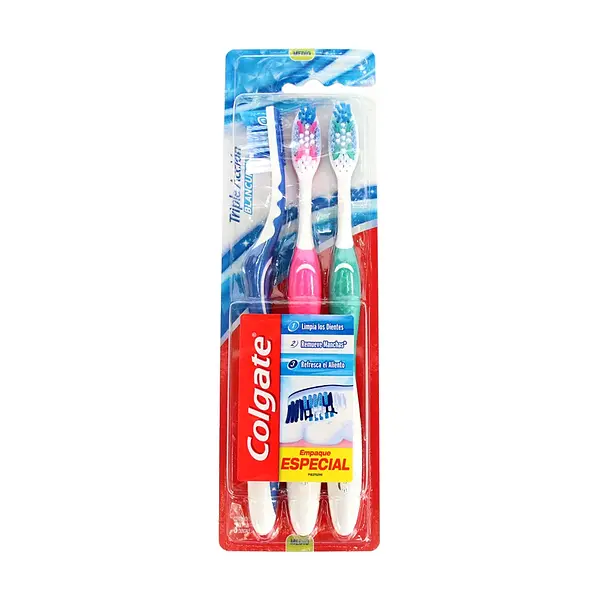 CEPILLO DENTAL MEDIO BLANCU COLGATE*3U