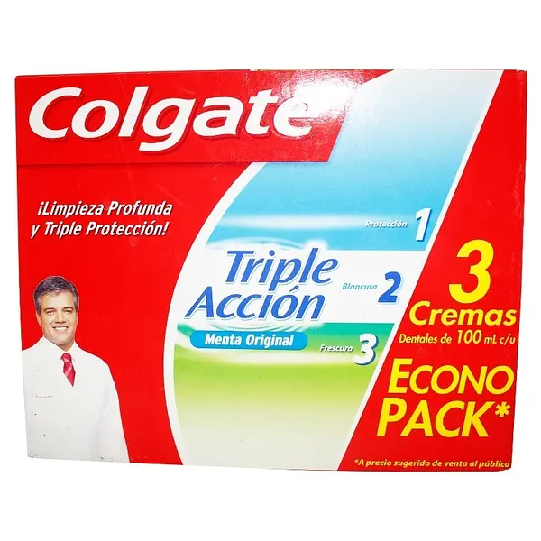 CREMA DENTAL COLGATE TRIPLE ACCION *3U*100ML