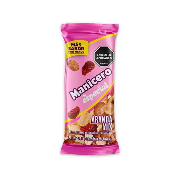SNACK MANI ARANDANOS MANICERO*21GR