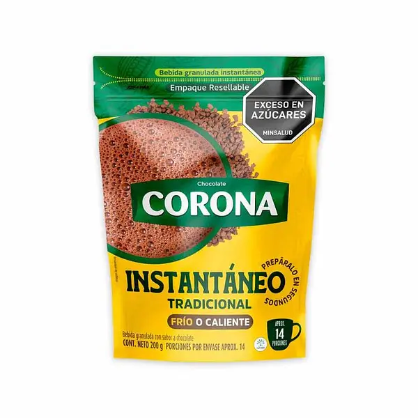 CHOCOLATE POLVO CORONA * 200G
