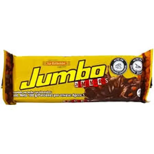 CHOCOLATINA ALMENDRAS JUMBO *100GR